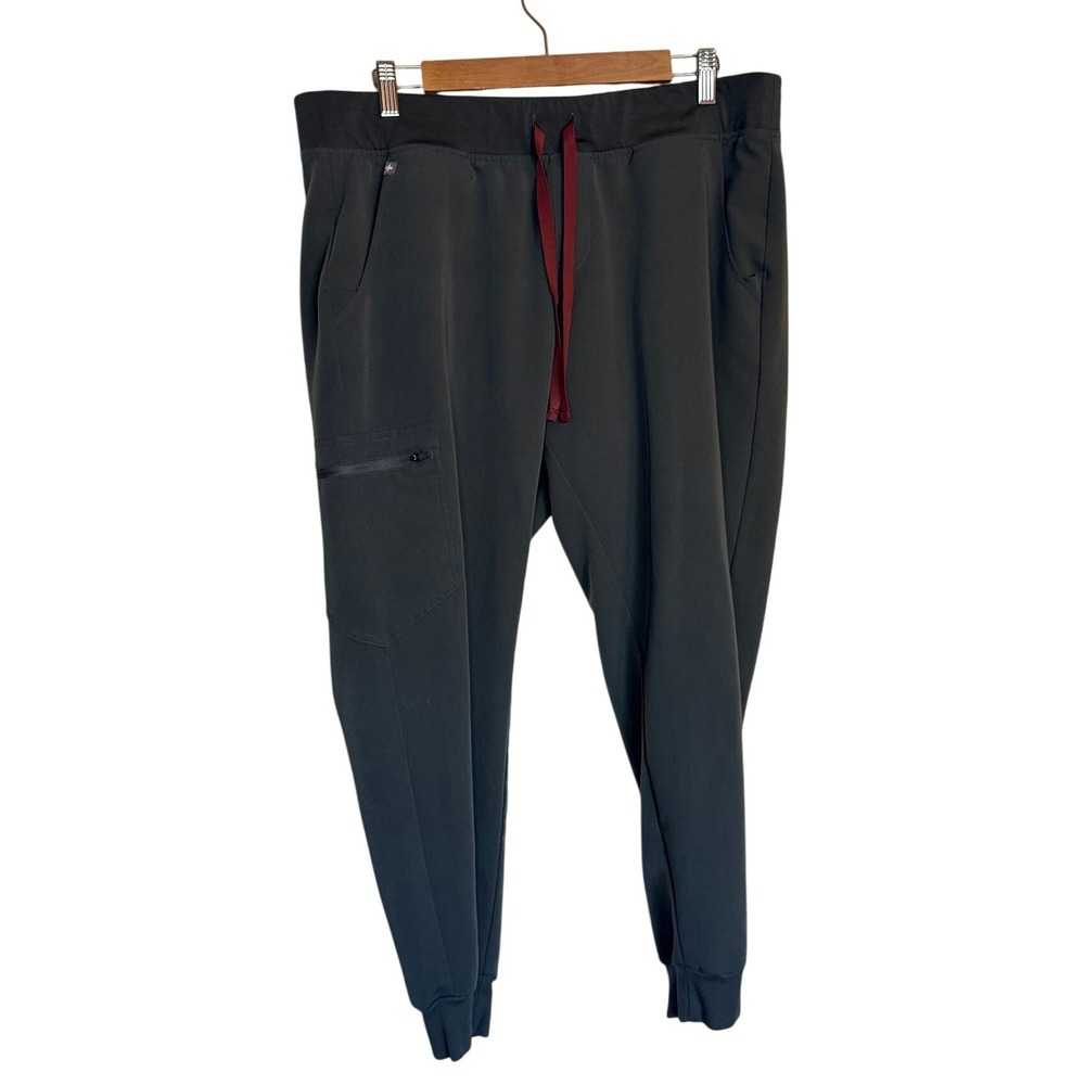 Stylish Black Jogger Pants Size XL-Petite